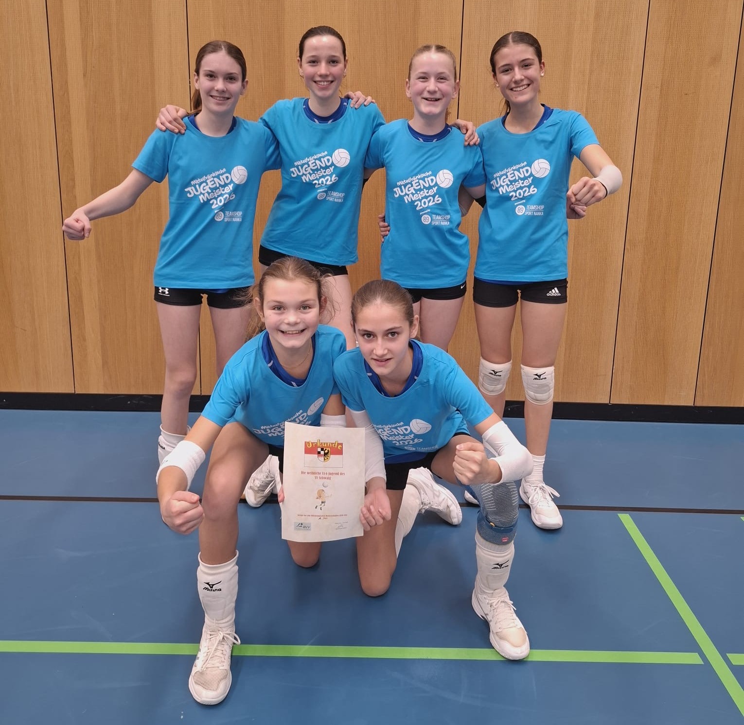 Schwaiger U14-Mädchen werden Mittelfränkischer Meister; U14-Jungs werden Dritter. U20-Jungs belegen den 3.Platz bei der Nordbayerischen Meisterschaft