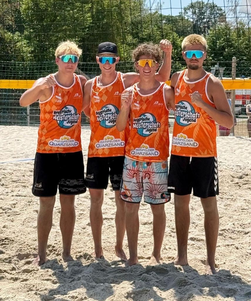 SVS-Jungs werden Bayerische Meister und Vizemeister im Beachvolleyball